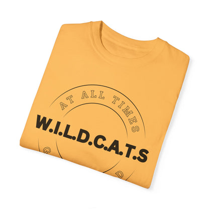 Wildcats Christian Black Letters & Picture