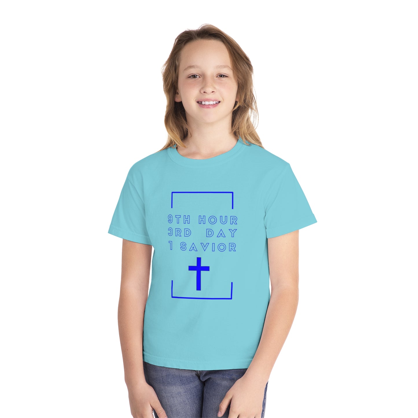 Youth 931 Christian Blue Letters