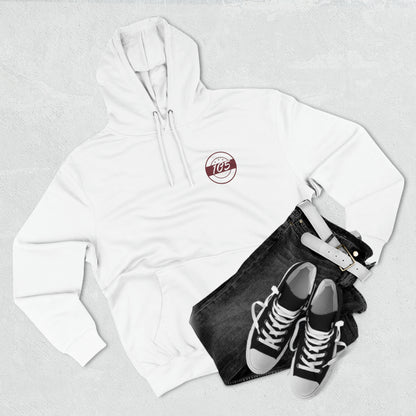 Adult 105 Christian Marron and White Letters Hoodie