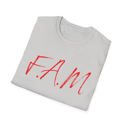 Fam Christian Red Letters & Image