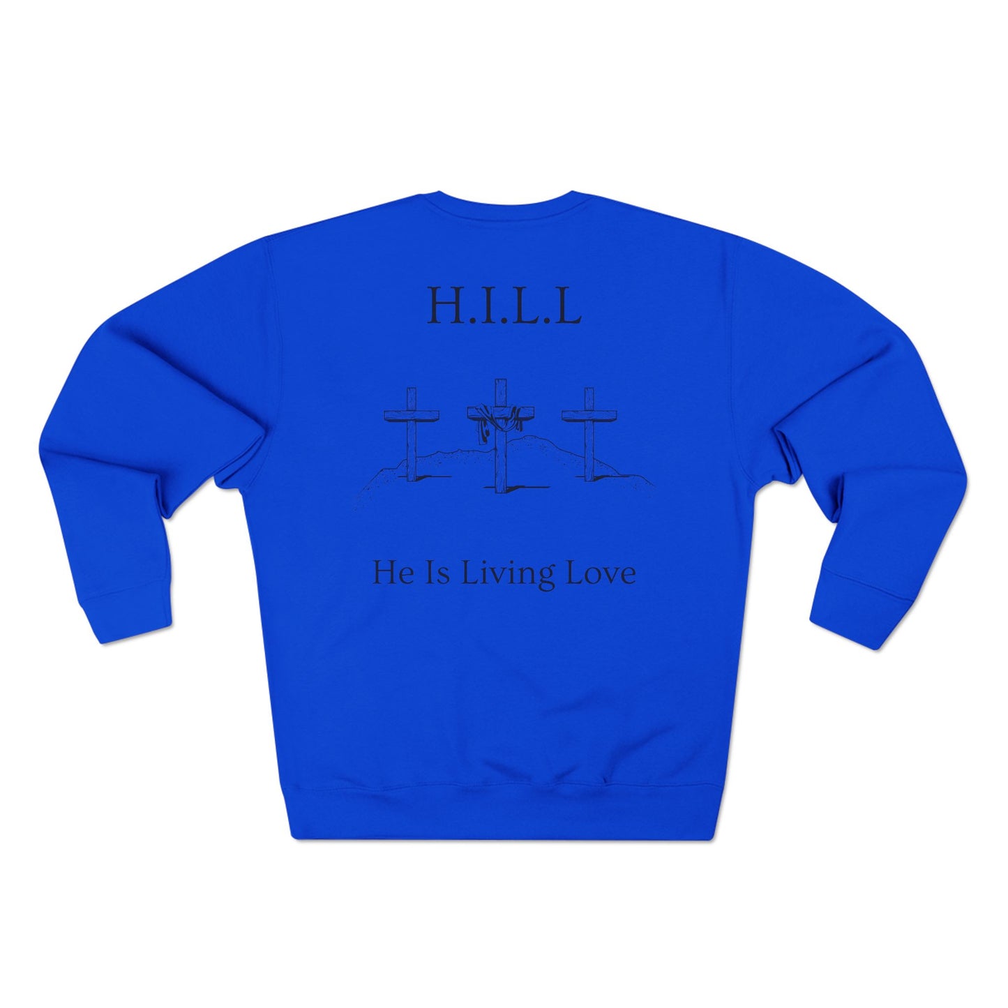 Hill Christian Black Words Crewneck