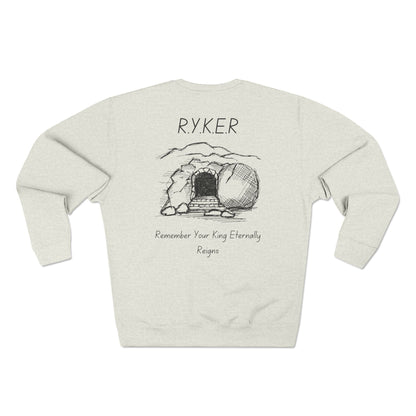 RYKER Christian Black Letters Crewneck