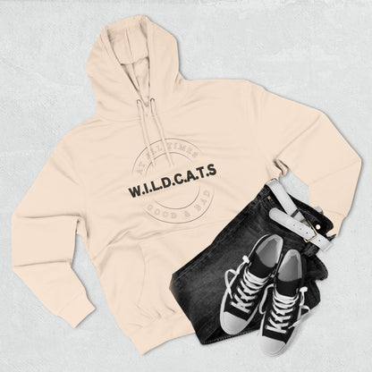 Wildcats Christian Black Letters & Picture Hoodie