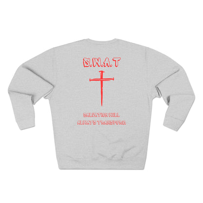 Swat Christian Red Words Crewneck