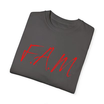 Fam Christian Red Letters & Image