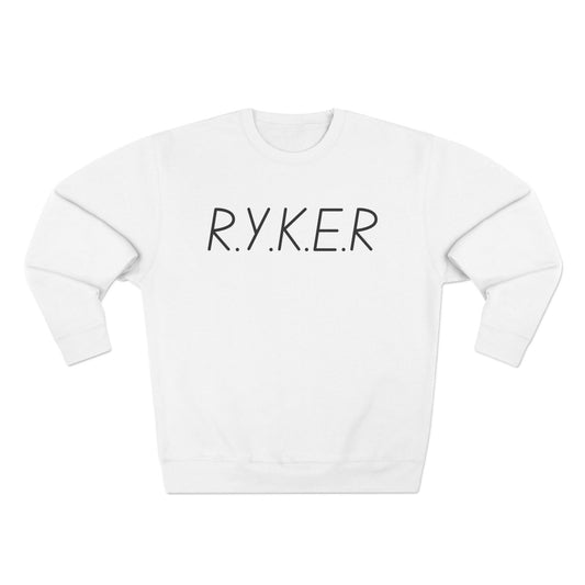 RYKER Christian Black Letters Crewneck