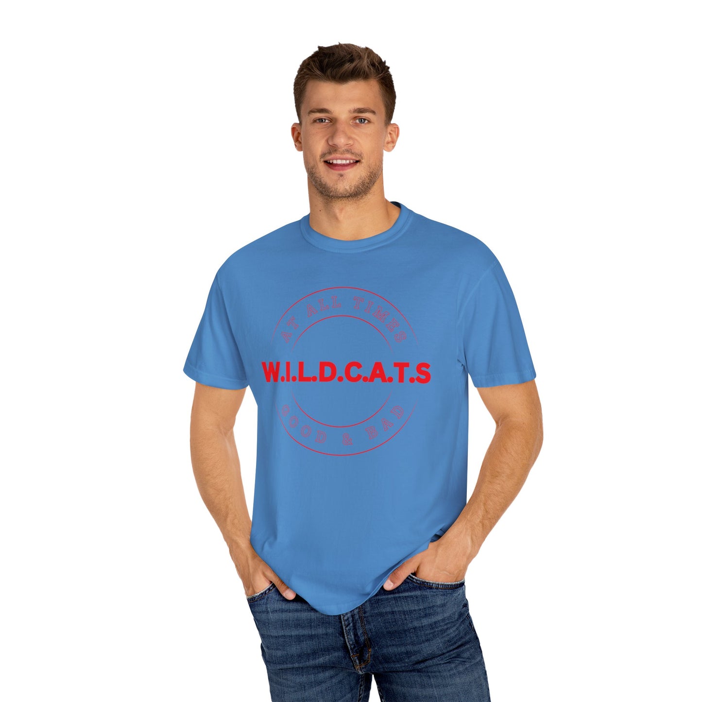 Wildcats Christian Red Letters & Picture