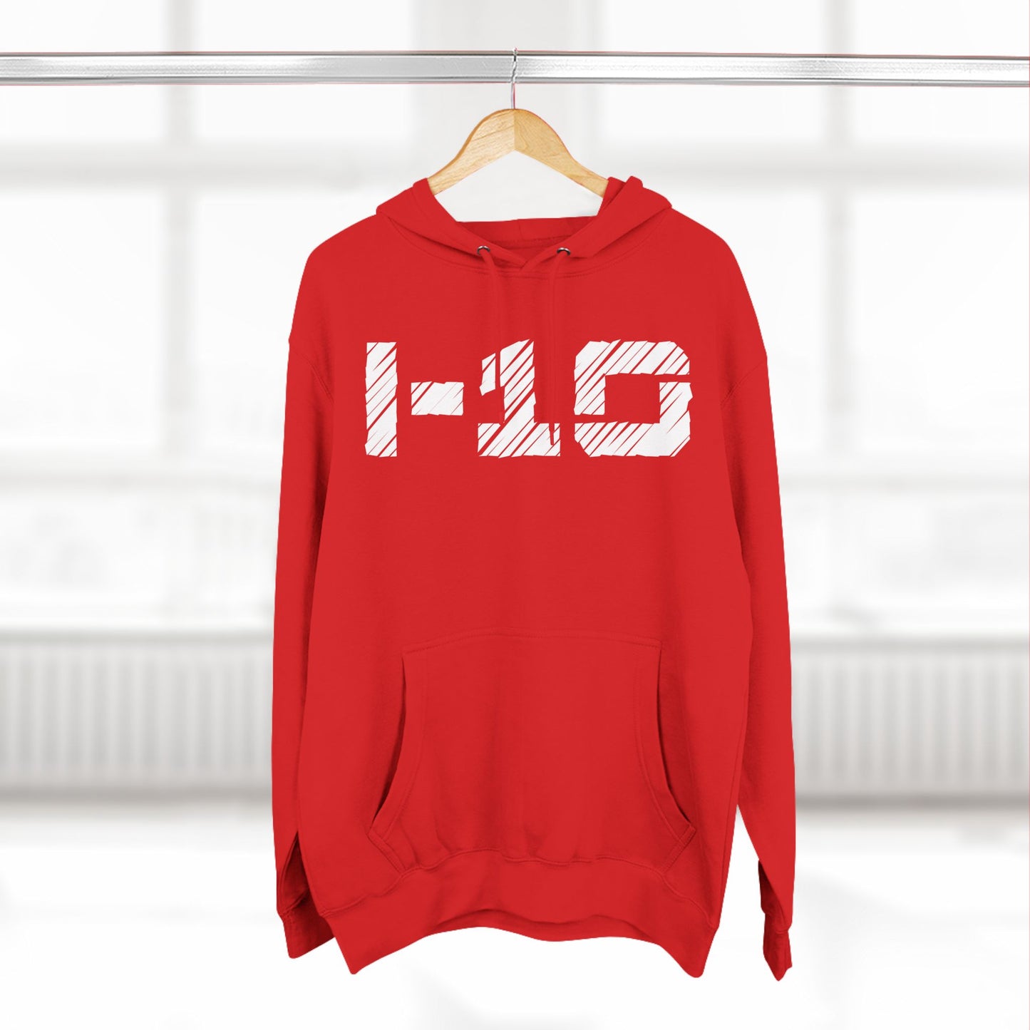 I-10 Christian White Words Hoodie