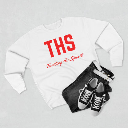 Adult THS Christian Red Letters Crewneck