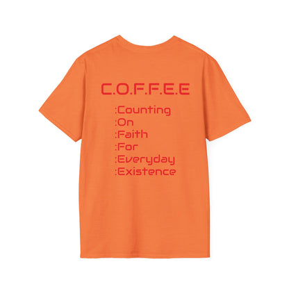 Adult Coffee Christian Red Words Only