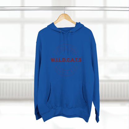 Wildcats Christian Marron Letters & Picture Hoodie