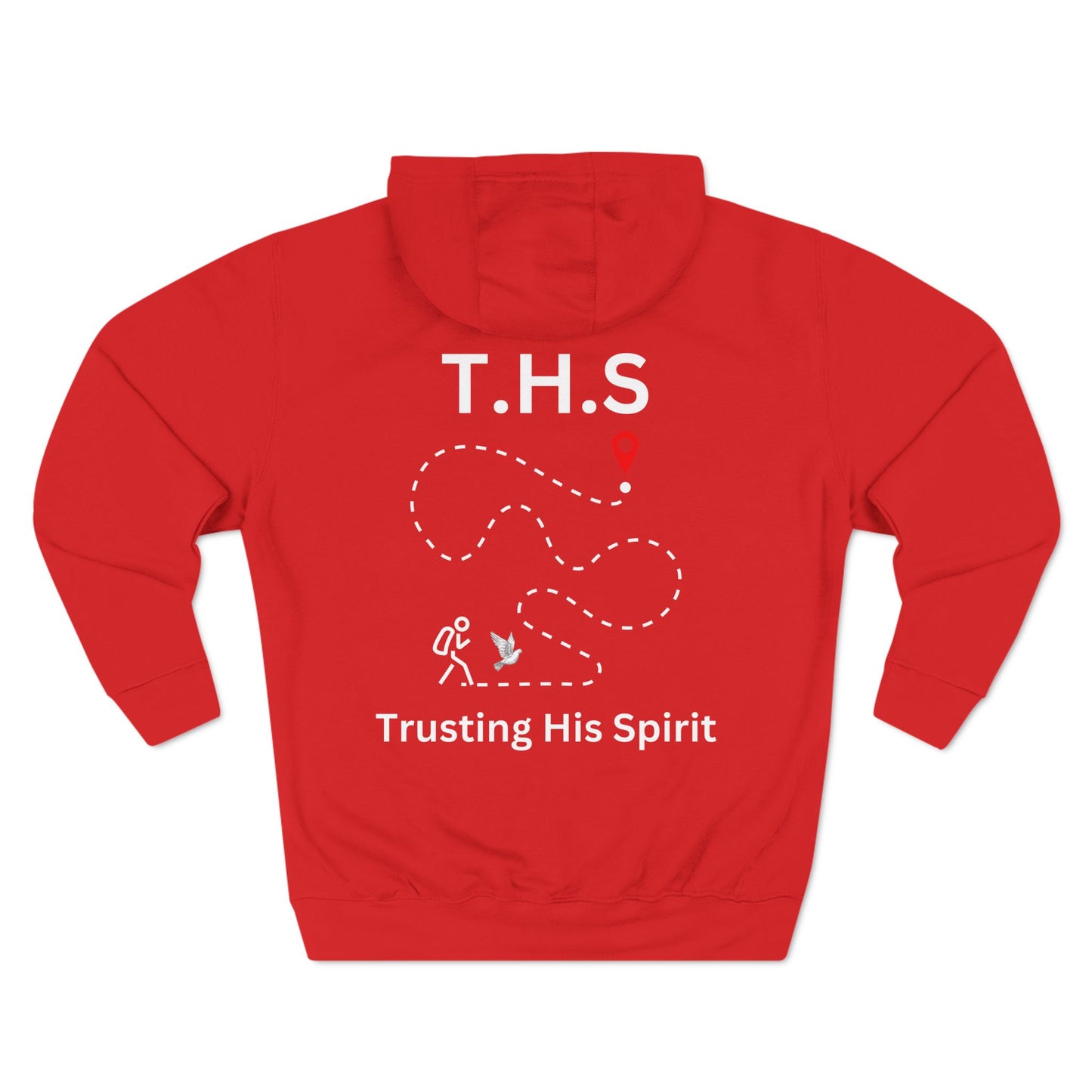 Adult T.H.S Trusting His Spirit Specialty Hoodie White Letters