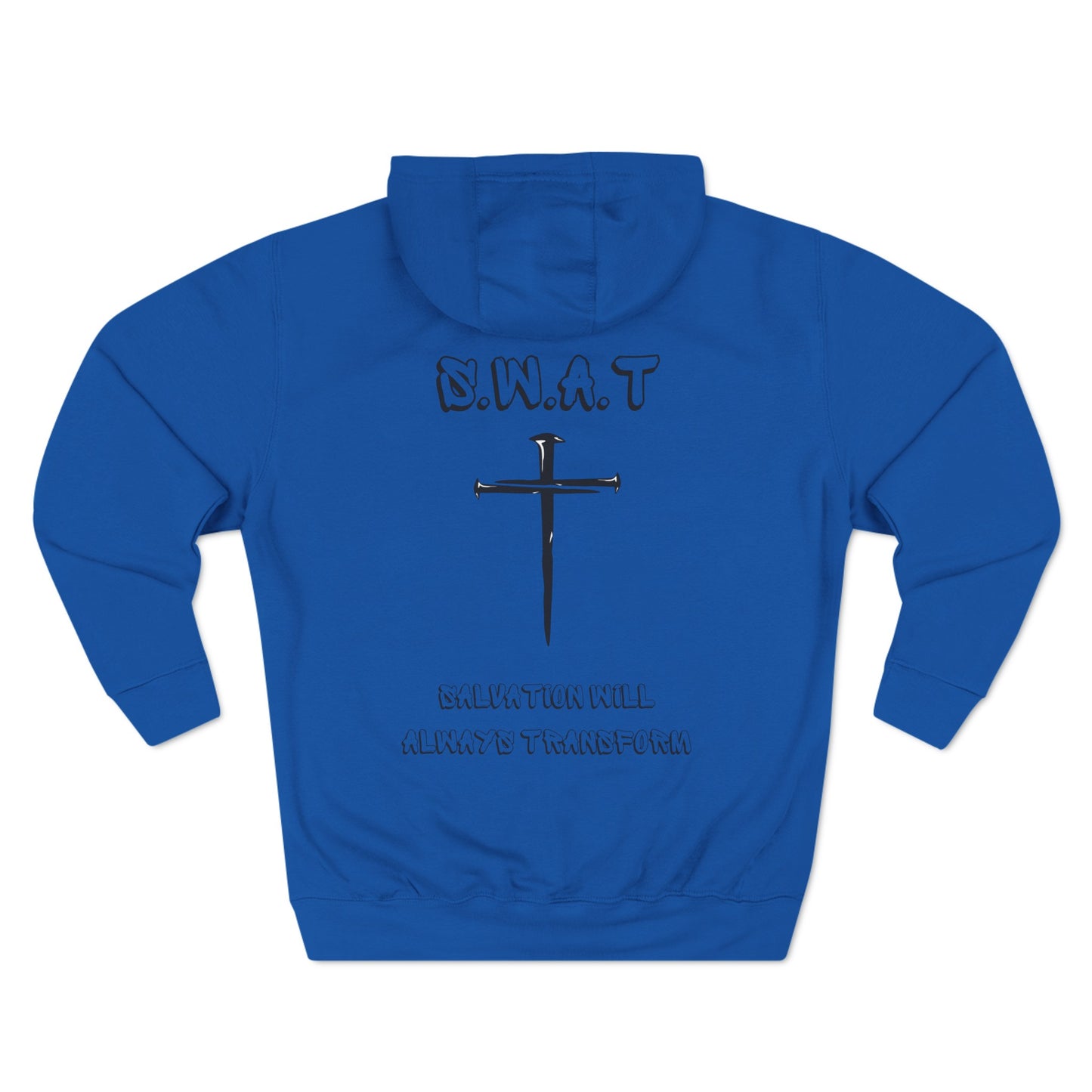 Swat Christian Black Words Hoodie