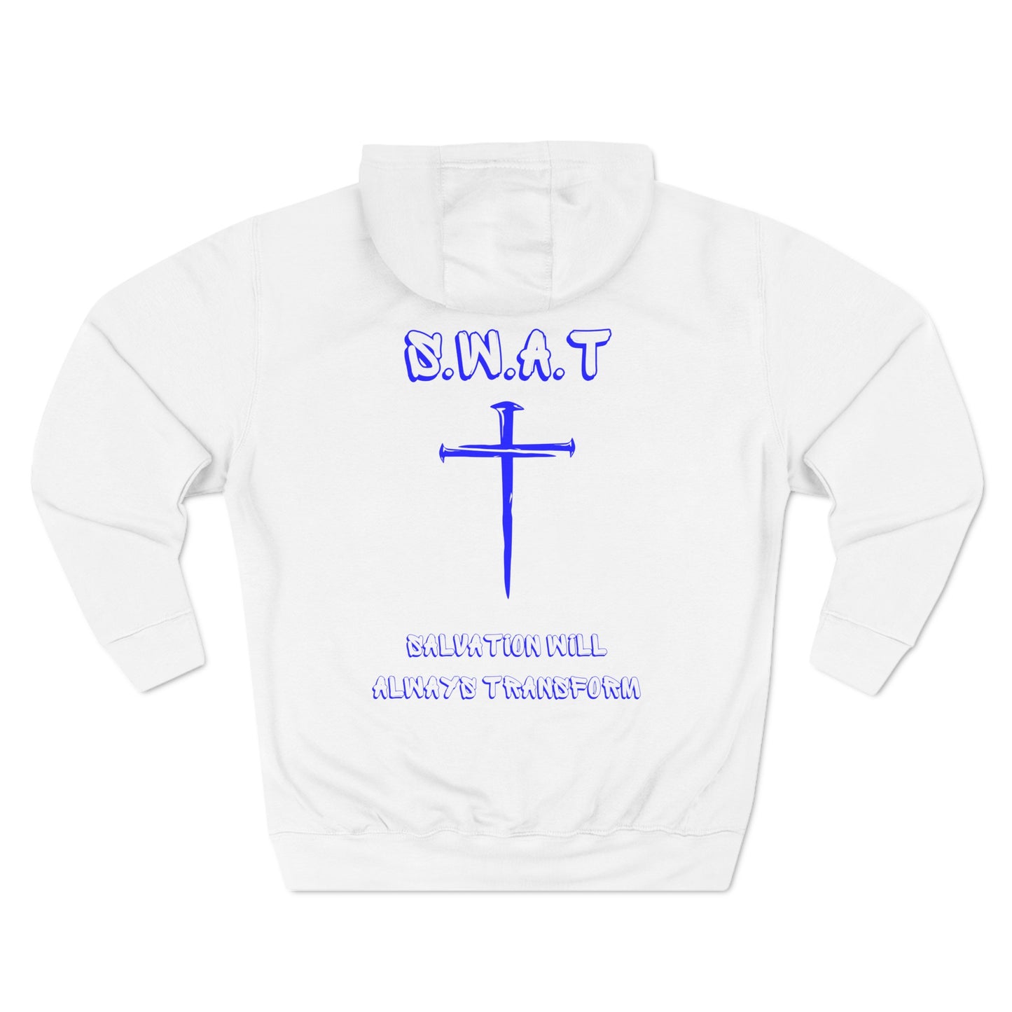 Swat Christian Blue Words Hoodie