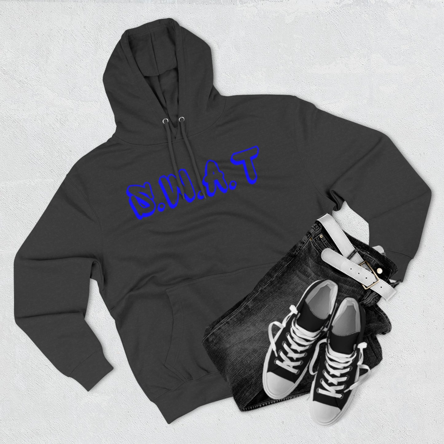 Swat Christian Blue Words Hoodie