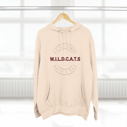 Wildcats Christian Marron Letters & Picture Hoodie