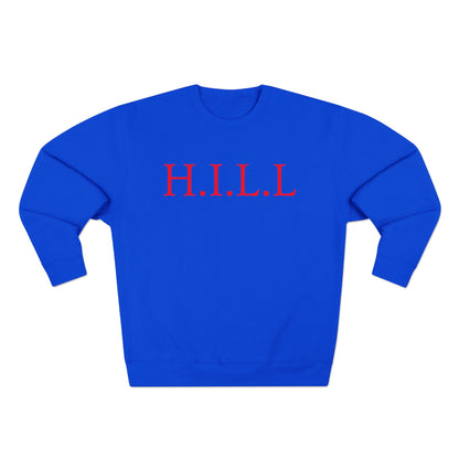 Hill Christian Red Words Crewneck