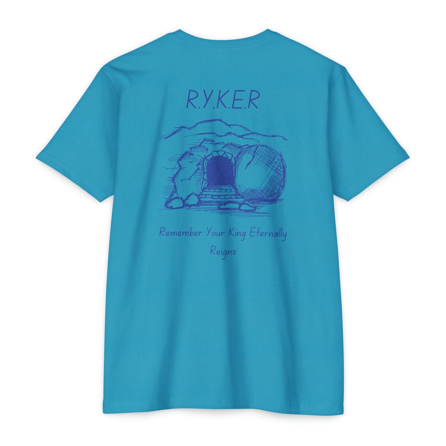 RYKER Christian Blue Letters Blended