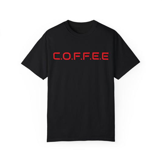 Adult Coffee Christian Red Words Only