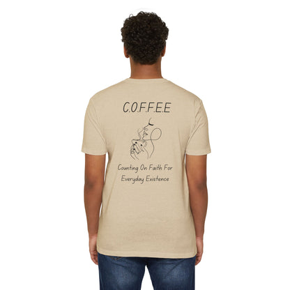 Specialty Adult Coffee Christian Blue Words & Woman Image