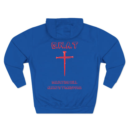 Swat Christian Red Words Hoodie