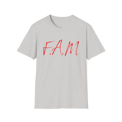 Fam Christian Red Letters & Image