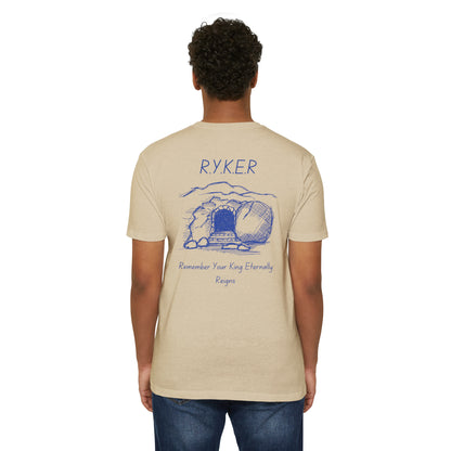 RYKER Christian Blue Letters Blended