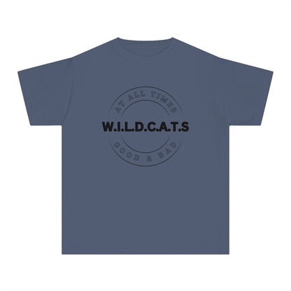 Youth Wildcats Christian Black Letters & Picture