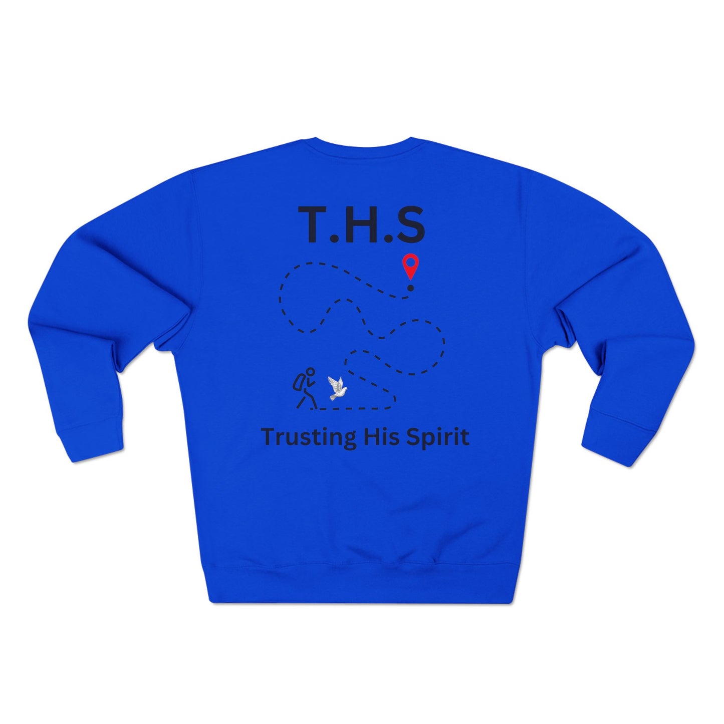 Adult T.H.S Trusting His Spirit Specialty Hoodie Black Letters