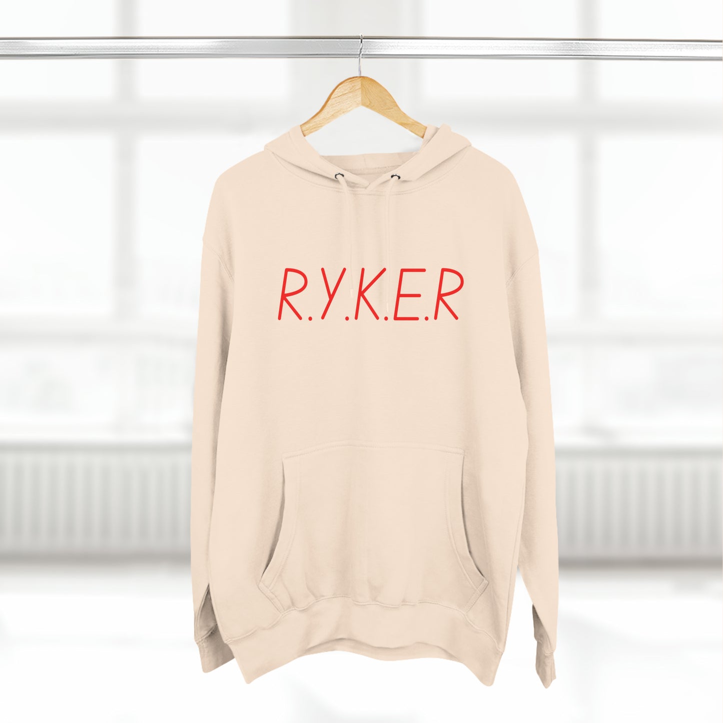 RYKER Christian Red Letters Hoodie