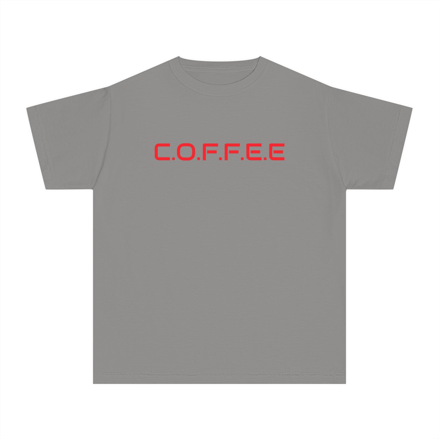 Youth Adult Coffee Christian Red Words Only