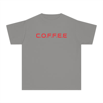 Youth Adult Coffee Christian Red Words Only