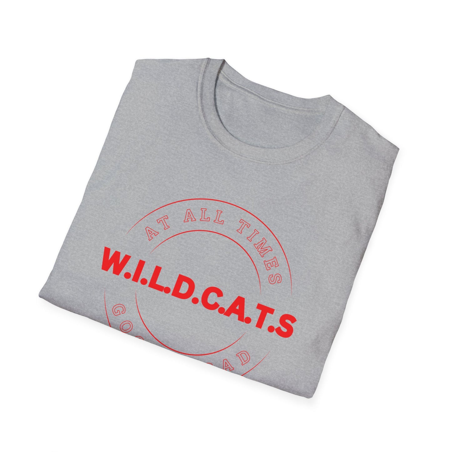 Wildcats Christian Red Letters & Picture