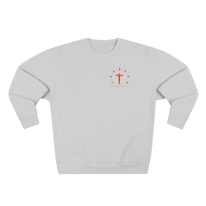 Jackson Red Cross & Letters Crewneck