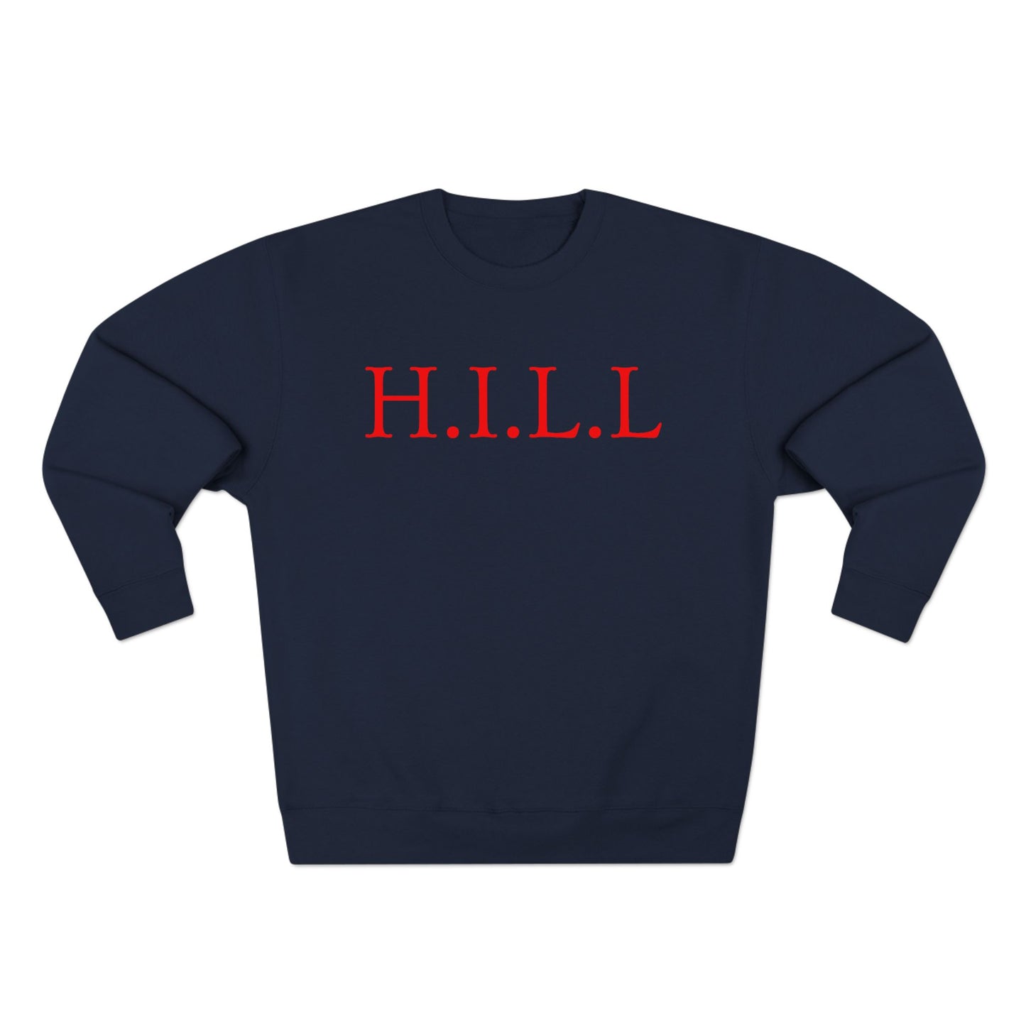 Hill Christian Red Words Crewneck