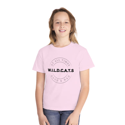 Youth Wildcats Christian Black Letters & Picture