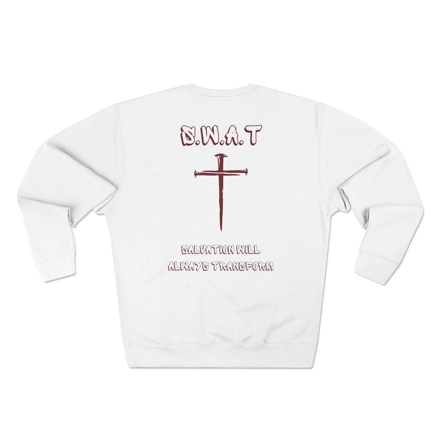 Swat Christian Marron Words Crewneck