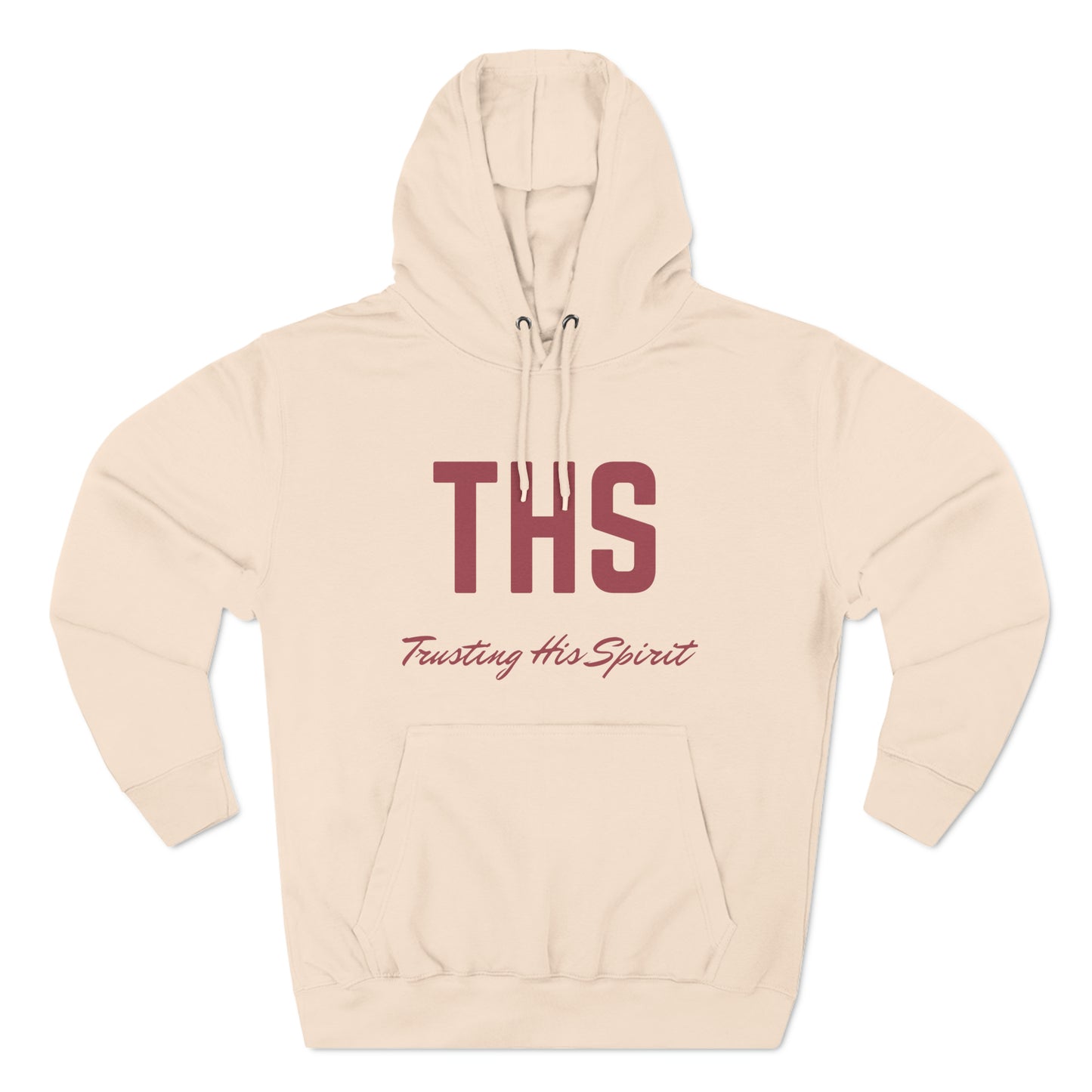 Adult THS Christian Marron Letters Hoodie