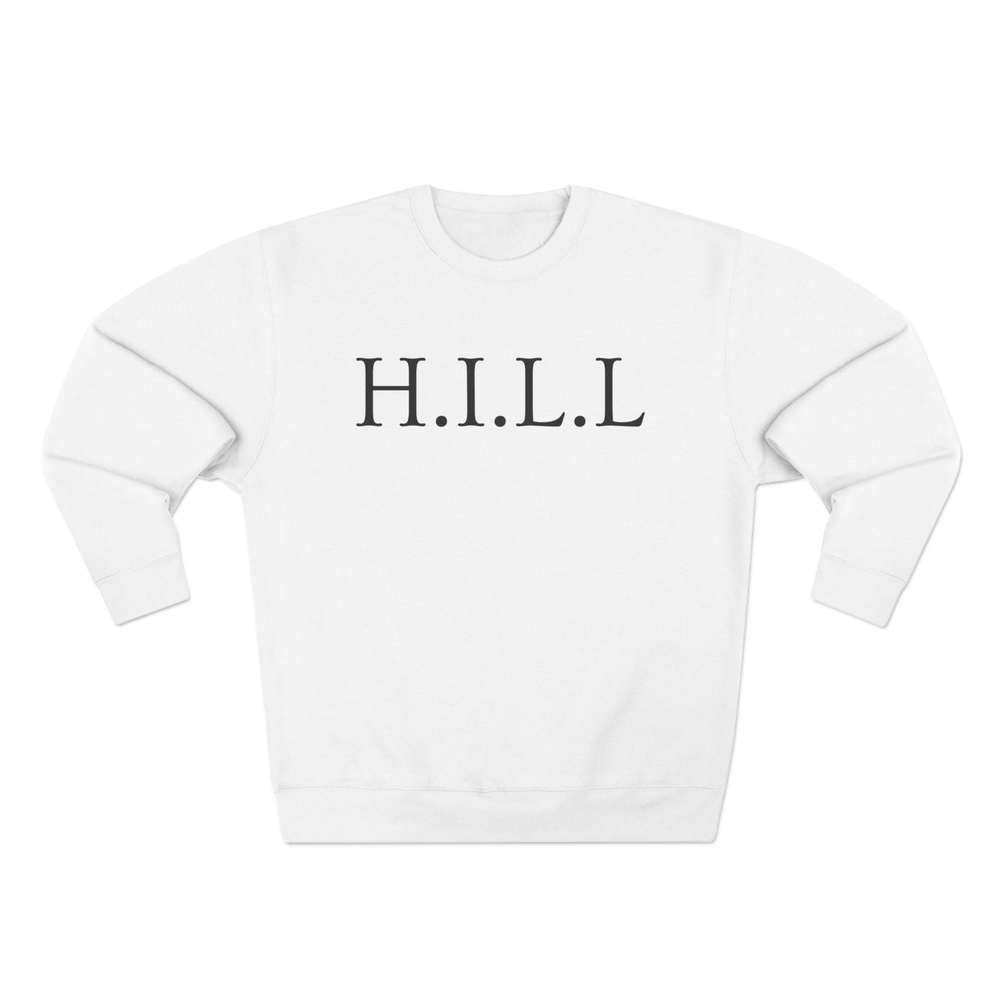 Hill Christian Black Words Crewneck