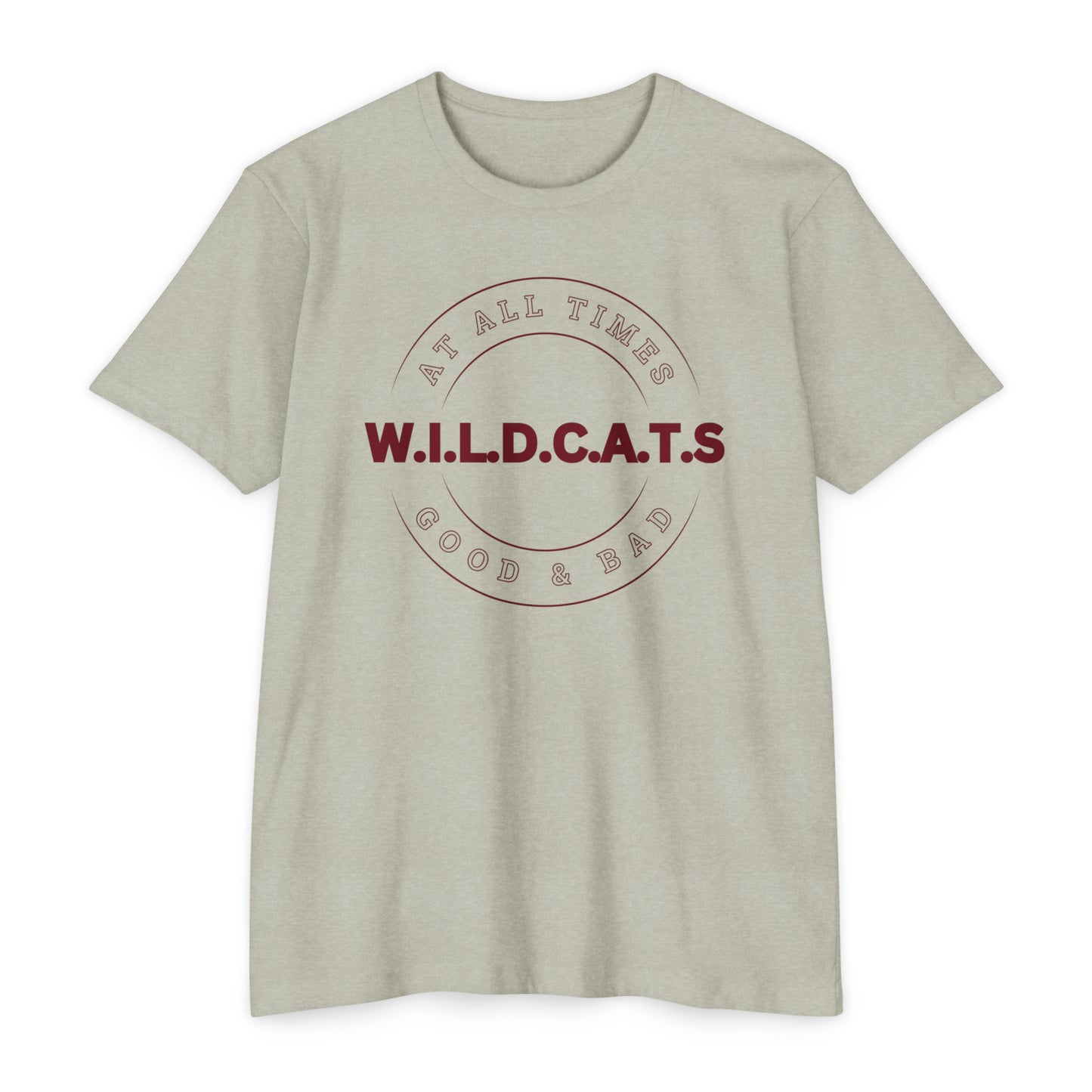 Wildcats Christian Marron Letters & Picture