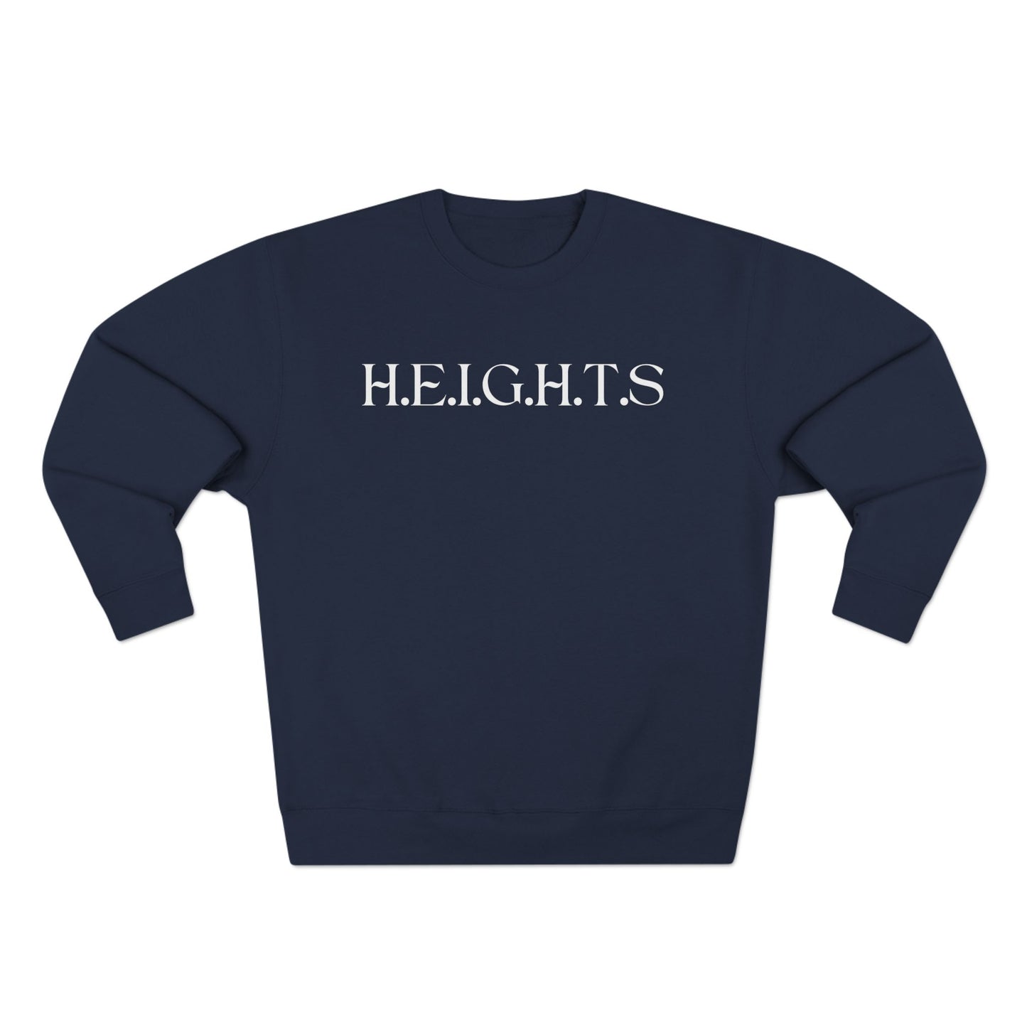 Heights Christian White Letters & Special Front