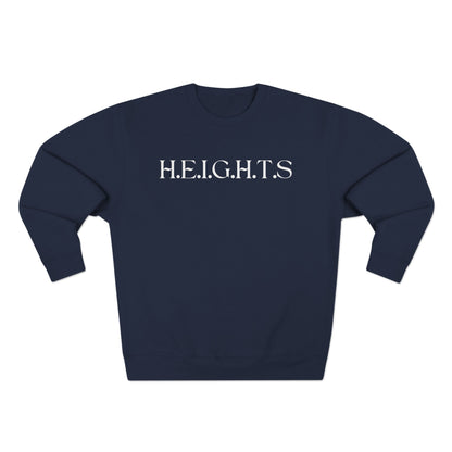 Heights Christian White Letters & Special Front