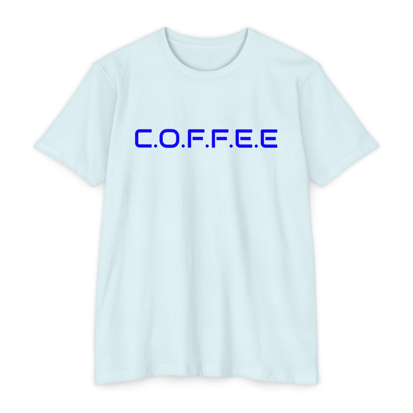 Adult Coffee Christian Blue Words Only Blended