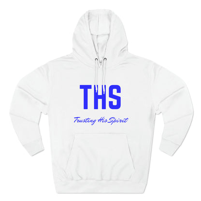 Adult THS Christian Blue Letters Hoodie