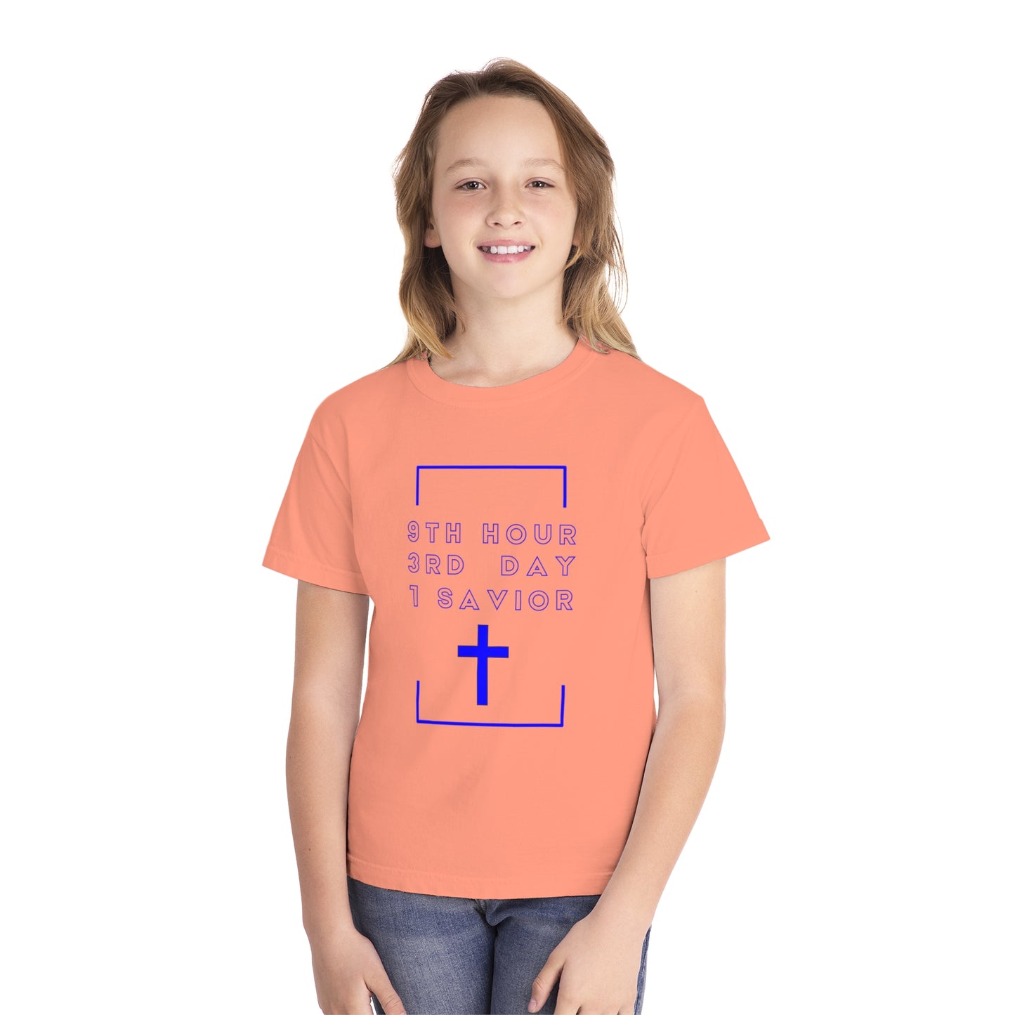 Youth 931 Christian Blue Letters