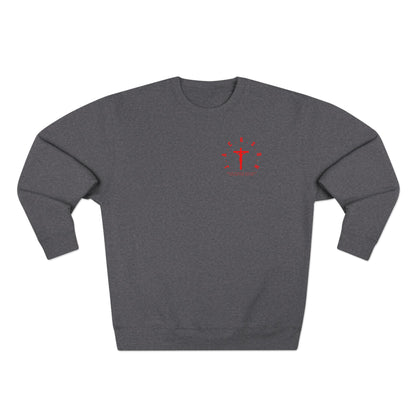 Jackson Red Cross & Letters Crewneck