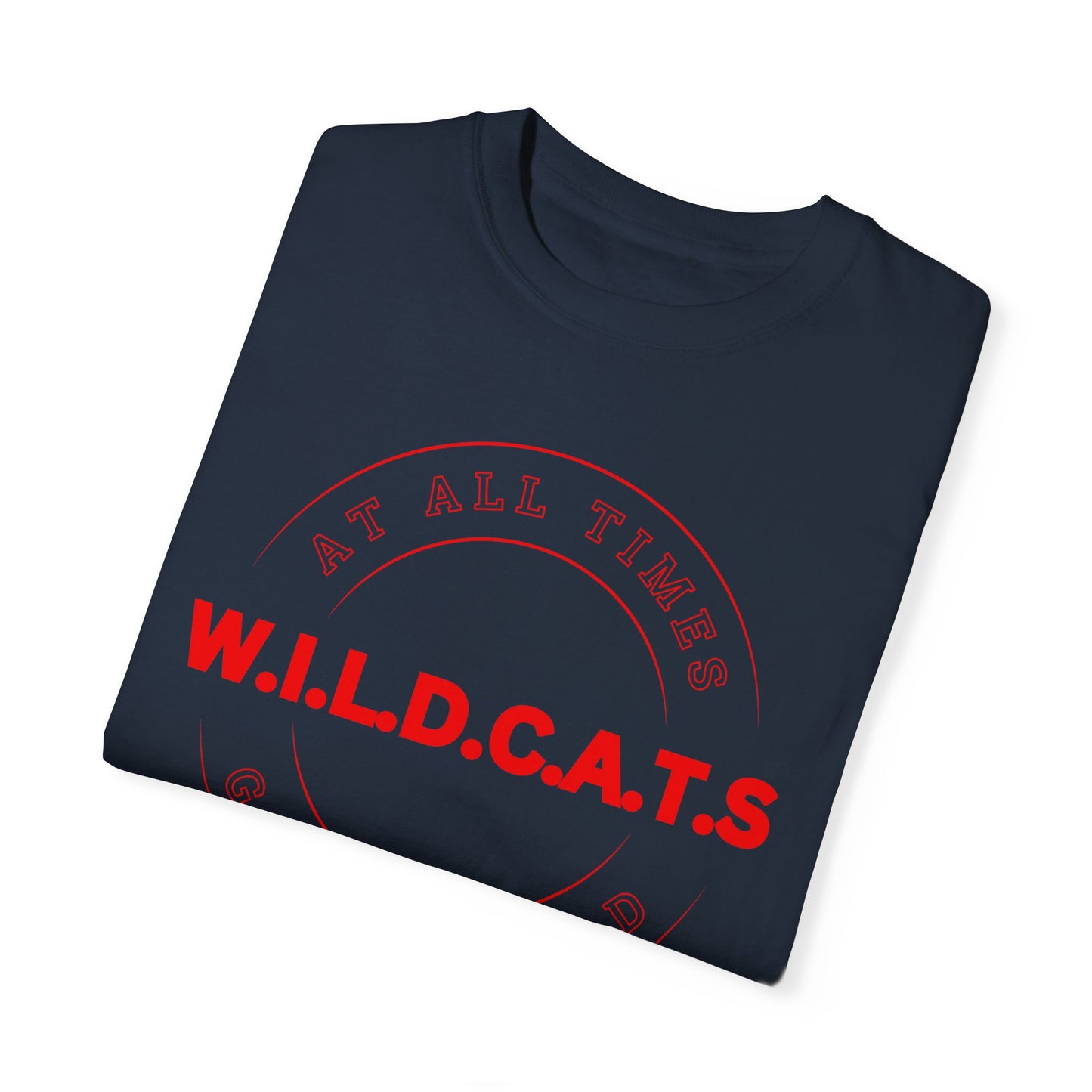 Wildcats Christian Red Letters & Picture