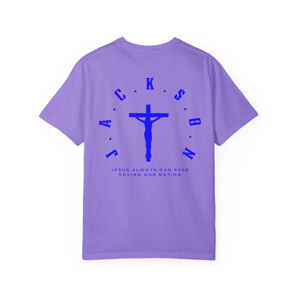 Jackson Believing Christian Blue Letters & Cross