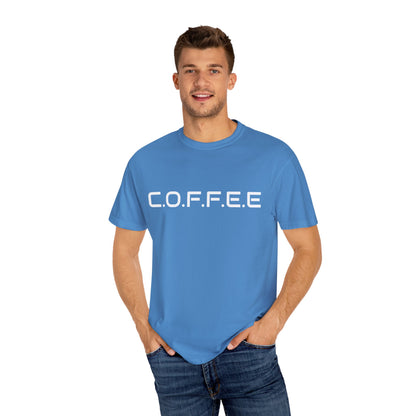 Adult Coffee Christian White Letters & Image