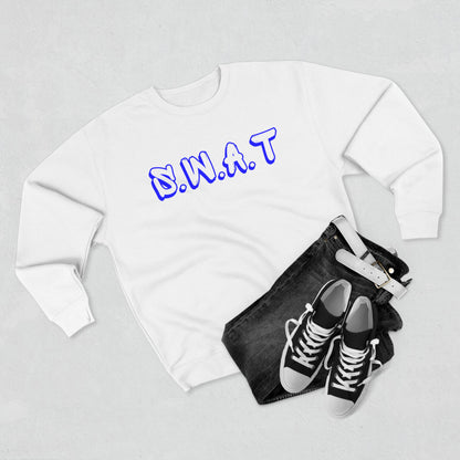 Swat Christian Blue Words Crewneck